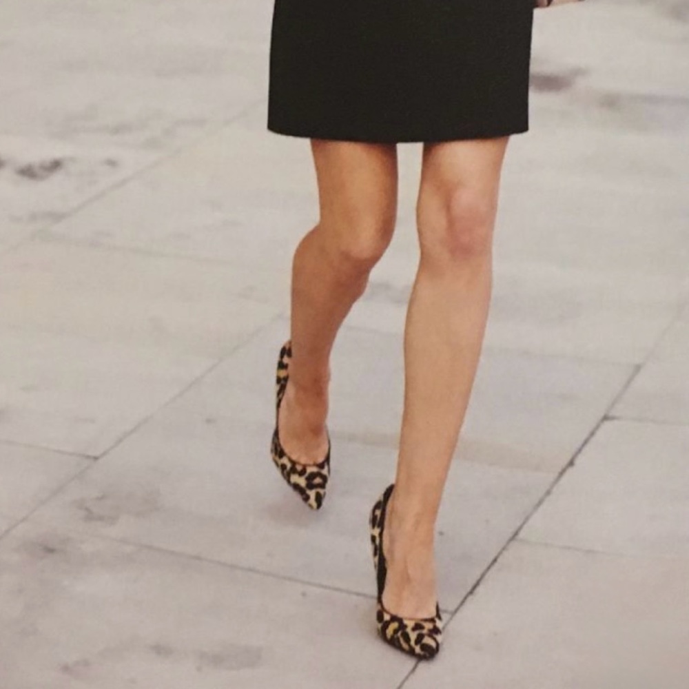 LOFT Women's Leopard Print Heels